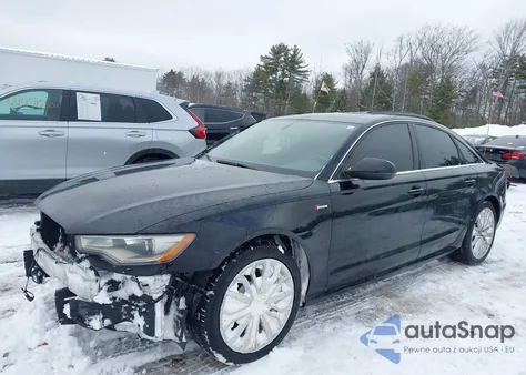 2014 Audi A6 3.0T Premium Plus from USA, damaged, VIN WAUHGAFC3EN002743